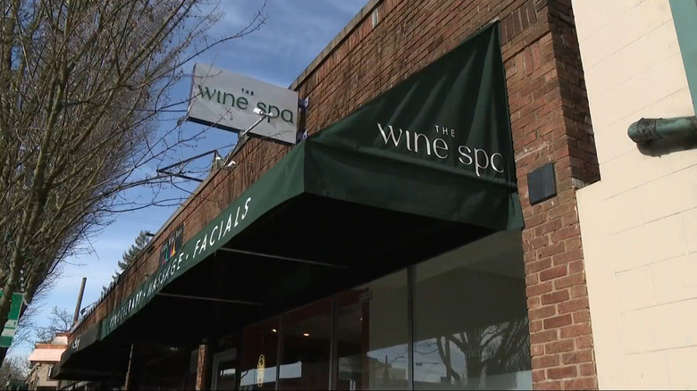 Exterior of The Wine Spa