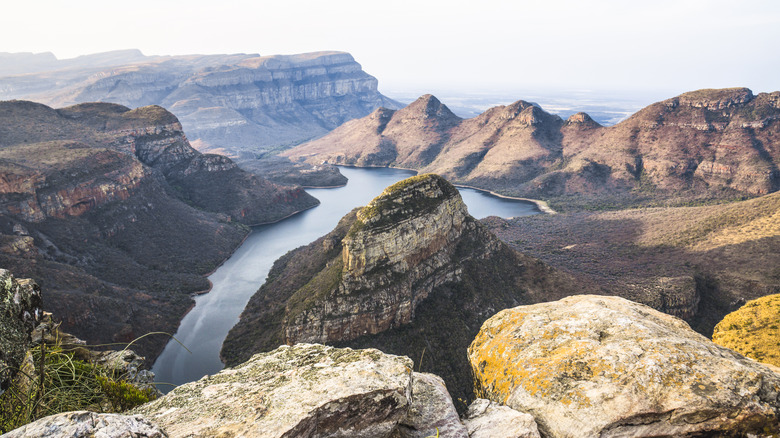 The Blyde River Canyon from above