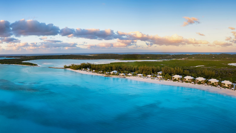 Aerial view of the Cape Santa Maria Resort, Long Island, Bahamas