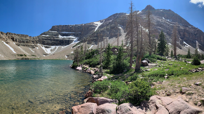 Amethyst Lake in Utah's Uinta Mountains