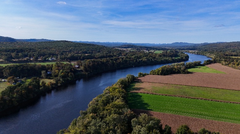 Connecticut River separating Vermont and New Hampshire