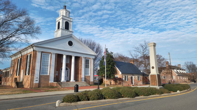 Historic county courthouse in Tappahannock, VA