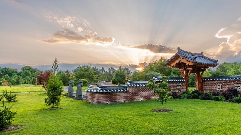 The Korean Bell Garden in Vienna