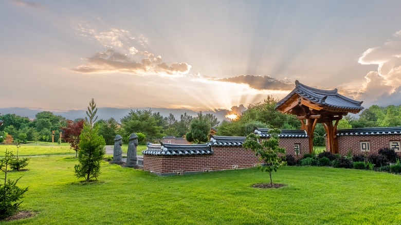 Meadowlark Botanical Garden near Wolf Trap is known for its Korean Bell Garden
