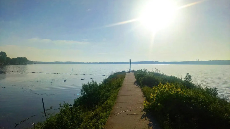 Lake Mendota access from Governor Nelson State Park