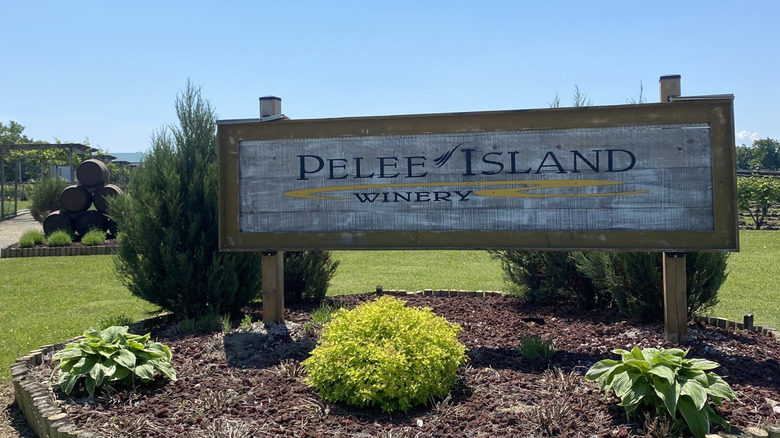 Pelee Island Winery sign