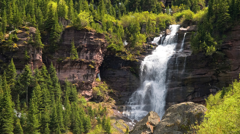 Bear Creek Falls in Telluride, Colorado