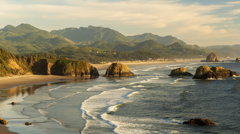Cannon Beach view from Ecola State Park on the Oregon coast
