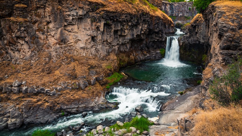 White River Falls in White River Falls State Park, near Maupin, Oregon