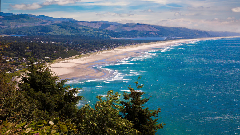 The view from Neahkahnie Mountain in Oregon