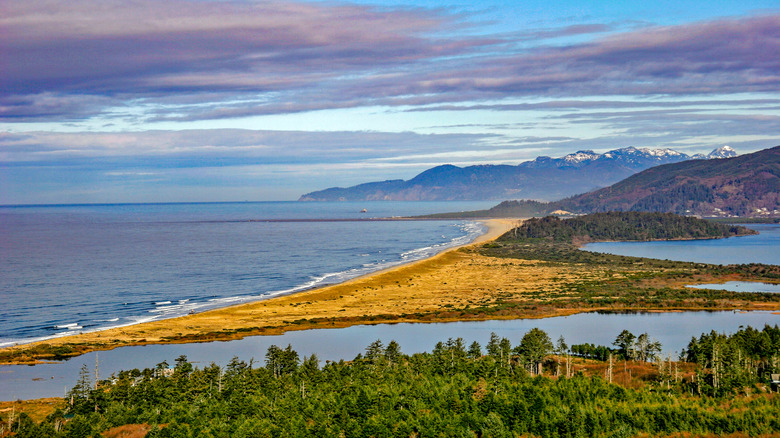 Bayocean spit on the Oregon coast