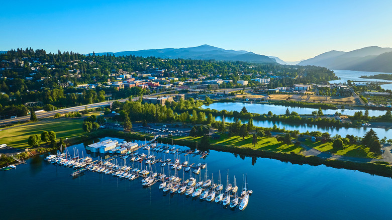 Hood River Marina on the Columbia River