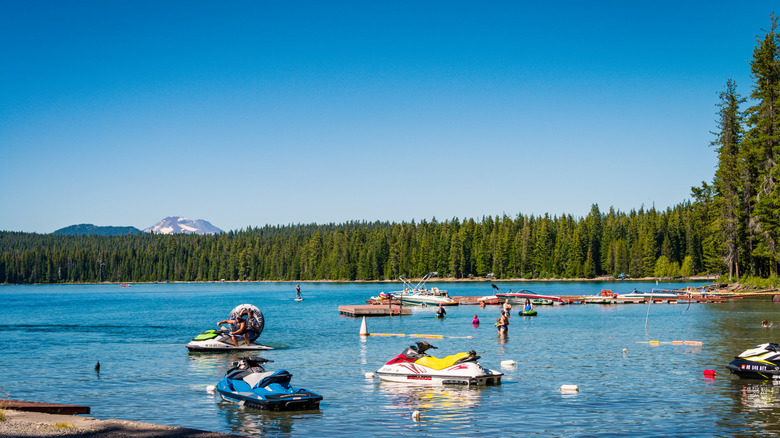 jet skis on Cultus Lake