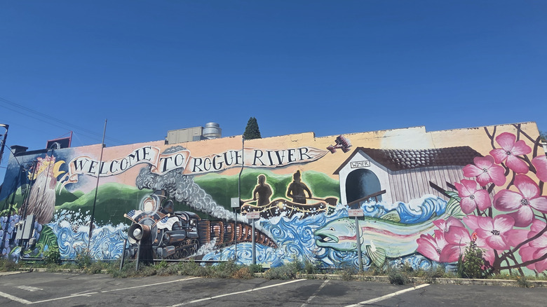 Mural from Rogue River, Oregon