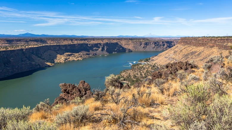 Lake Billy Chinook in The Cove Palisades State Park near Culver, Oregon