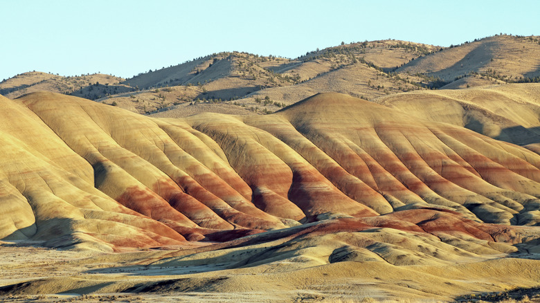 Painted Hills in the John Day Fossil Beds National Monument, Oregon