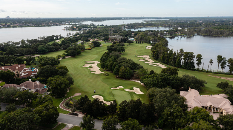An aerial view of Isleworth Golf & Country Club