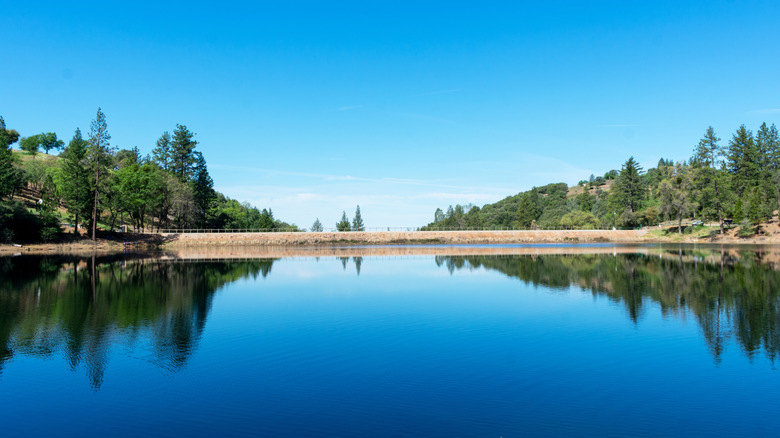 Reflective Lake Tabeaud, California