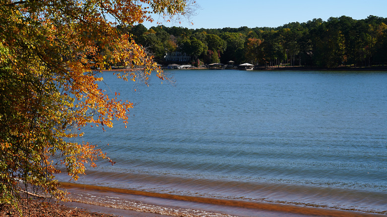View of Lake Norman from Troutman, North Carolina