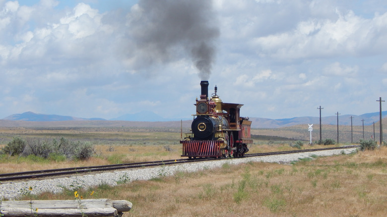 Train chugs to Golden Spike National Historic Park