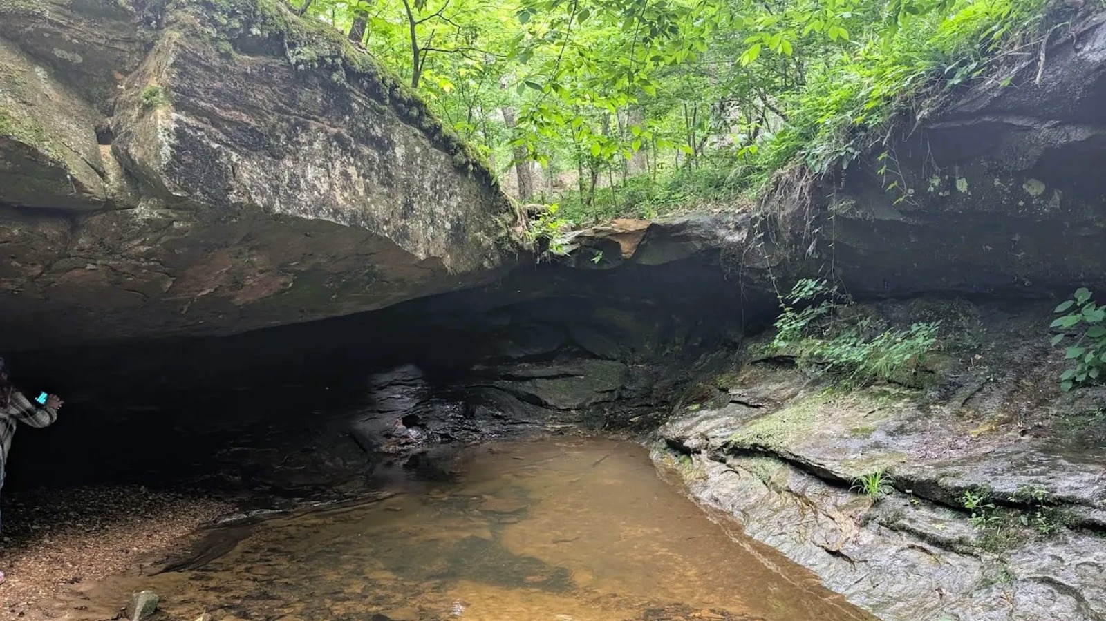 Outside St. Louis Is Missouri's Scenic Park With Trails Through Dramatic Sandstone Cliffs And Running Waters