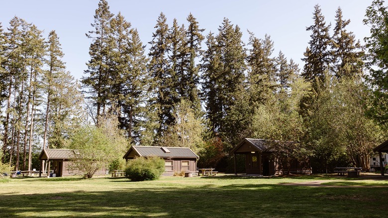 Cabins at Kitsap Memorial State Park
