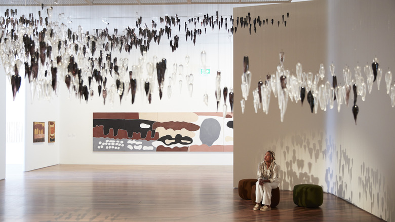 Installation view of the Yiribana Gallery at the Art Gallery of New South Wales in Sydney