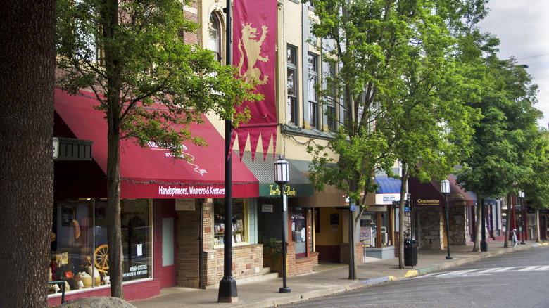 Main Street in Ashland, Orgeon