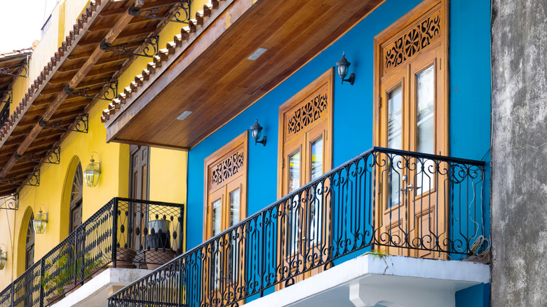 The colorful balconies of Casco Antiguo, Panama City