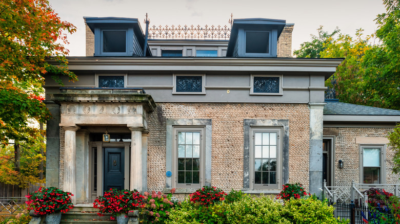 A cobblestone house in Paris, Ontario
