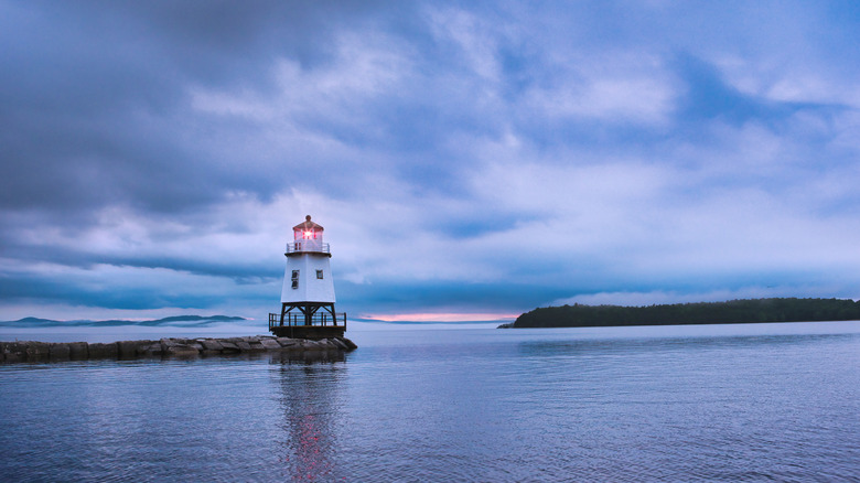 Lighthouse at Lake Champlain