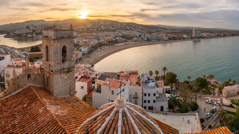 The coastal town of Peñíscola, Spain