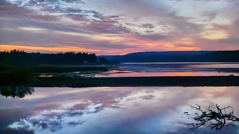 Dusk over Yellow Creek Lake, PA