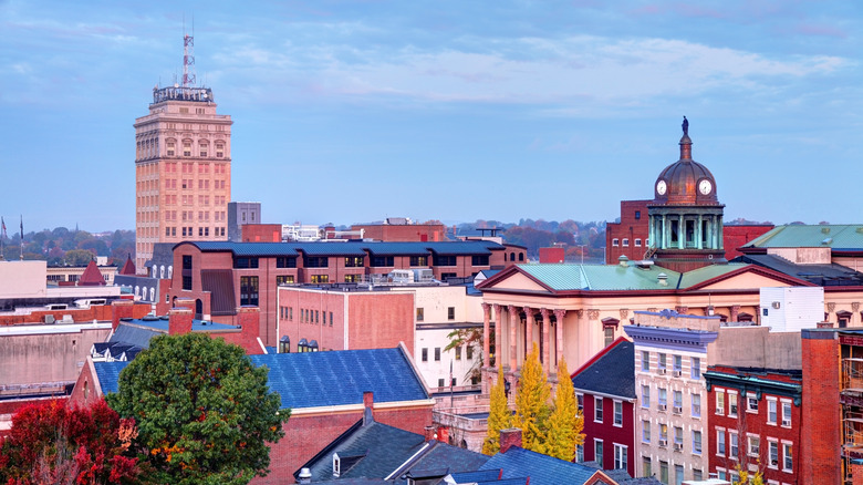 The skyline of Lancaster, Pennsylvania