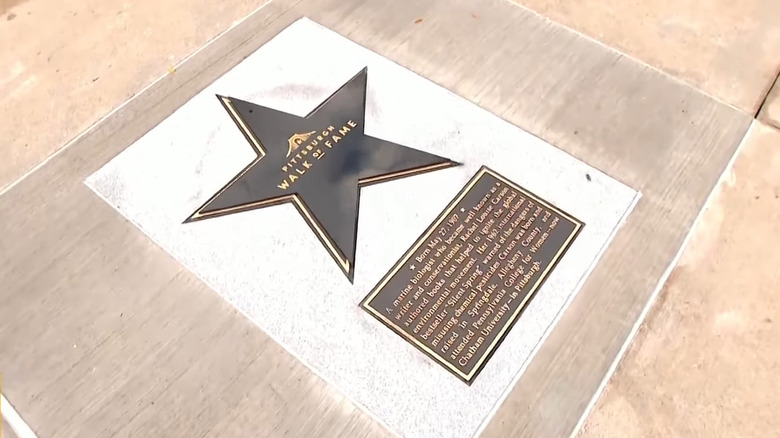 A star on the Pittsburgh Walk of Fame