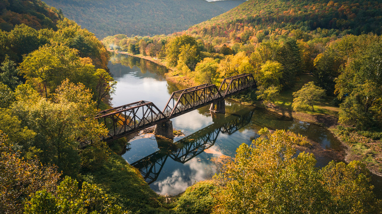 The rolling hills and rivers of Pennsylvania