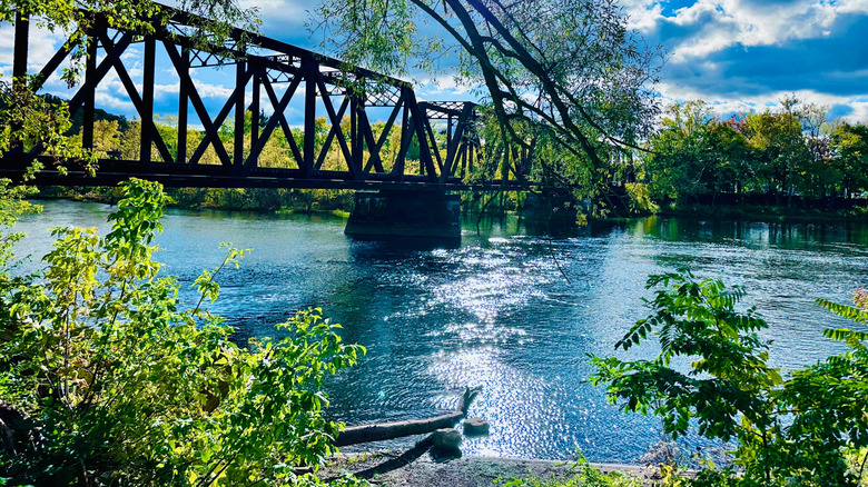 A view of the Allegheny River from Warren in Northwest Pennsylvania