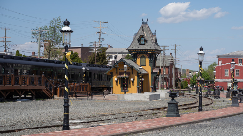 The Colebrookdale Railroad train station in Boyertown
