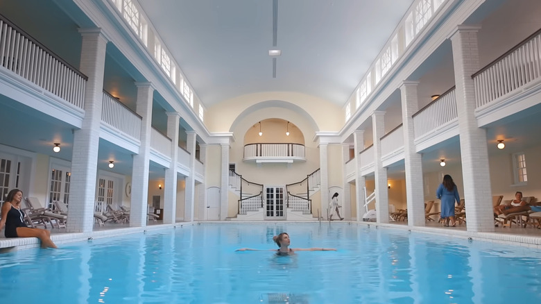 A view of the pool at the Omni Bedford Springs Resort & Spa  in Bedford, Pennsylvania