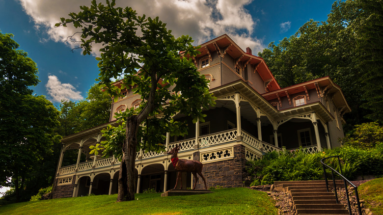 Asa Packer Mansion in Jim Thorpe, Pennsylvania near Tamaqua.