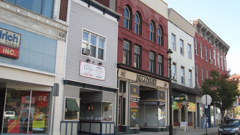 Businesses in downtown Tamaqua