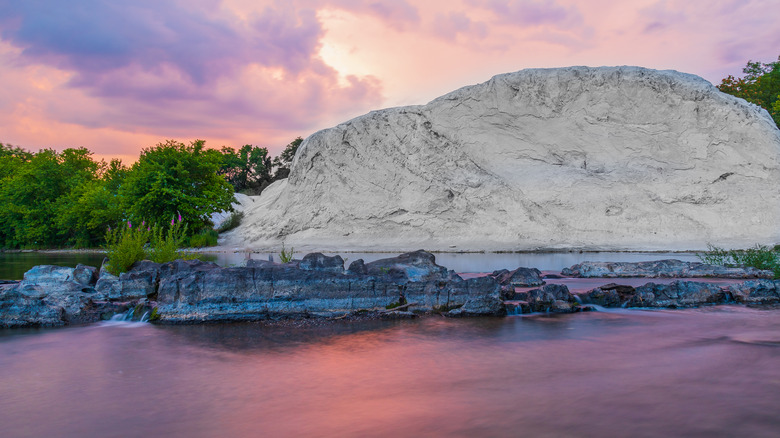 Sunset at the White Cliffs of Conoy along the Susquehanna River