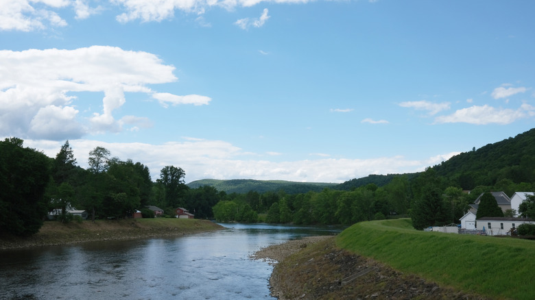 A river near Confluence, Pennsylvania, along the Great Allegheny Passage