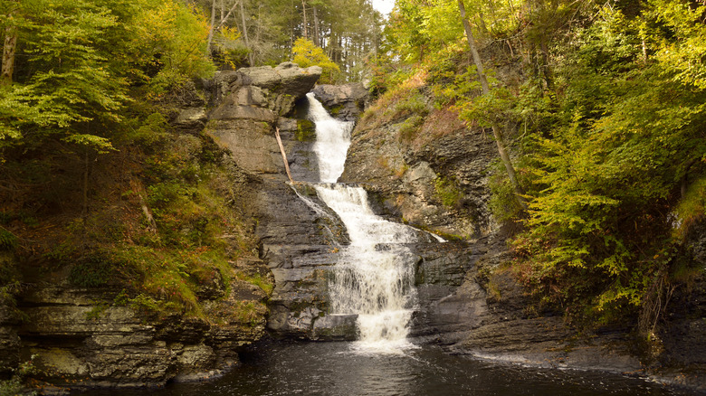 Raymondskill Falls near Milford, Pennslyvania
