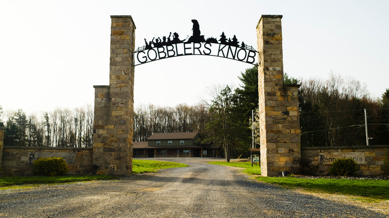 Entrance gate of Gobbler's Knob