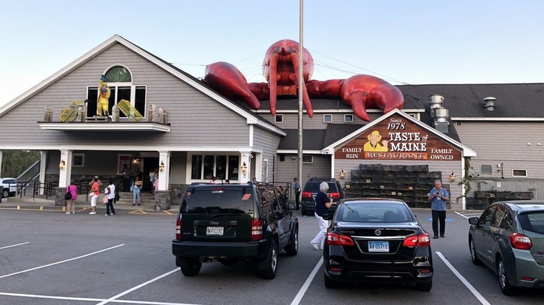 Exterior of the Taste of Maine restaurant