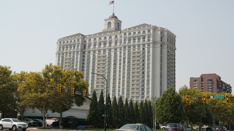 Exterior view of The Grand America Hotel in Salt Lake City