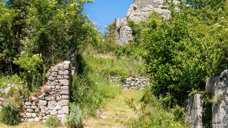 Ruins in Le Hameau du Poil, France