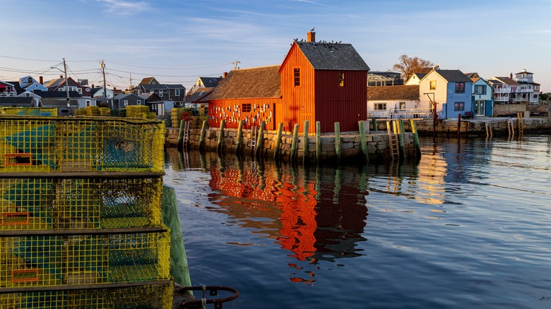 Cape Ann red fishing shack