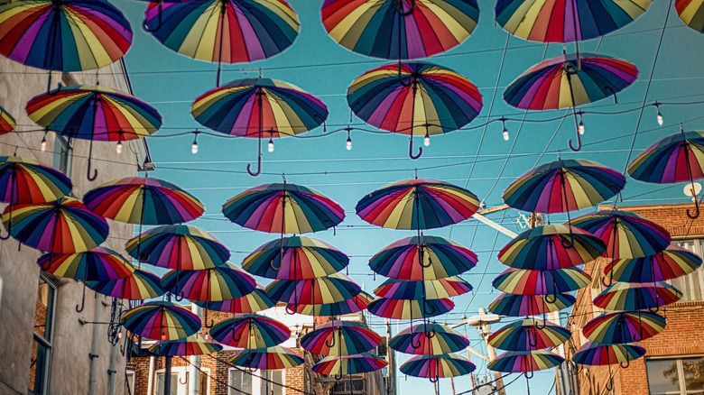 An art installation in the Manayunk neighborhood of Philadelphia